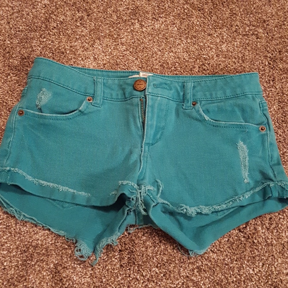Green shorts